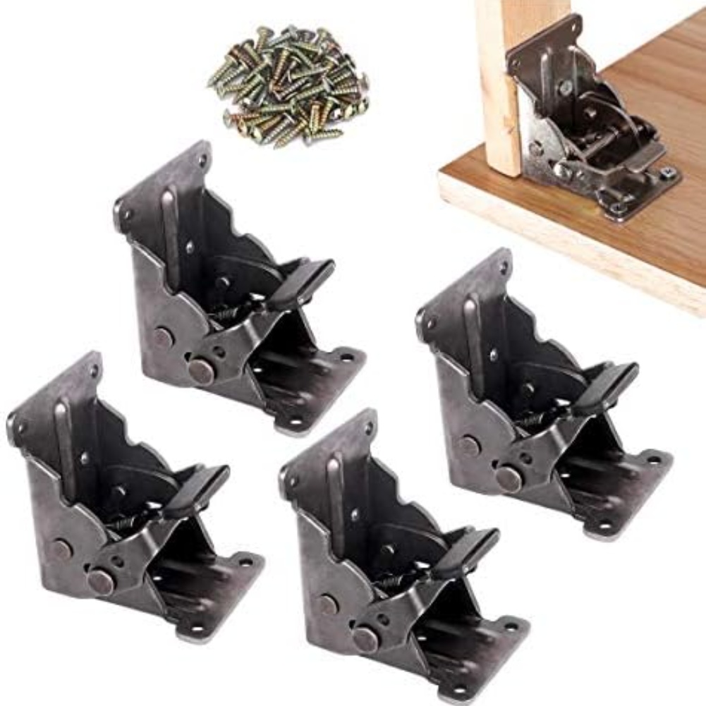 Furniture Hardware For Legs - 4 szt. Wytrzymałe składane wsporniki 90