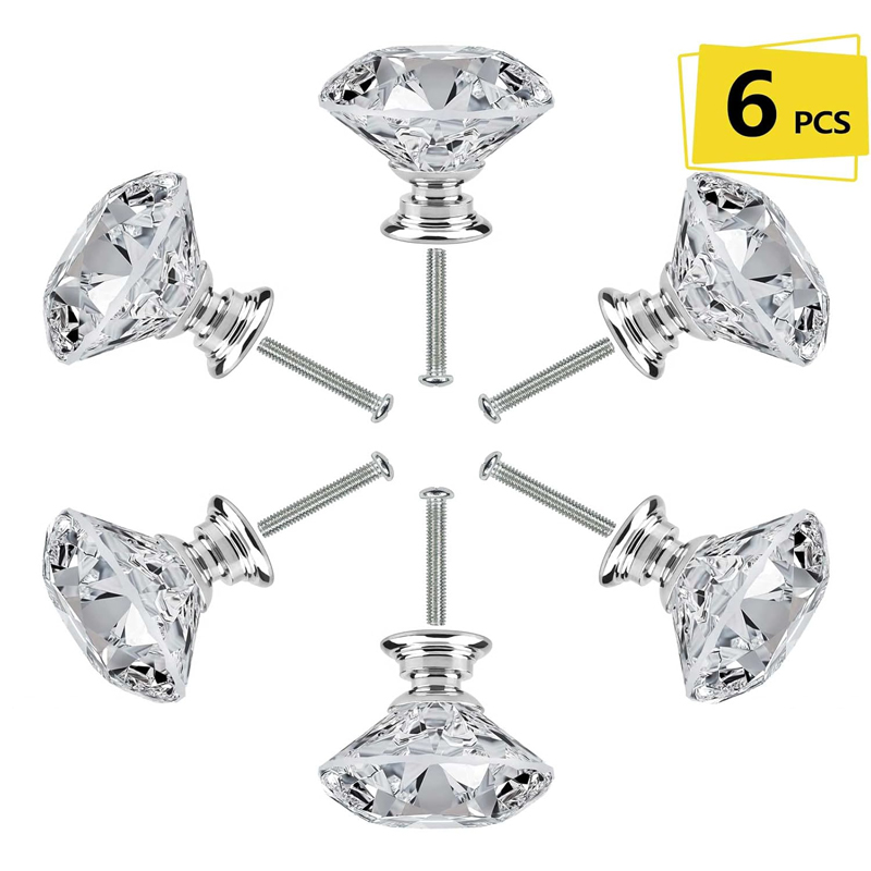 Furniture Hardware Bolts - 6 szt. Gałek do szafek ze