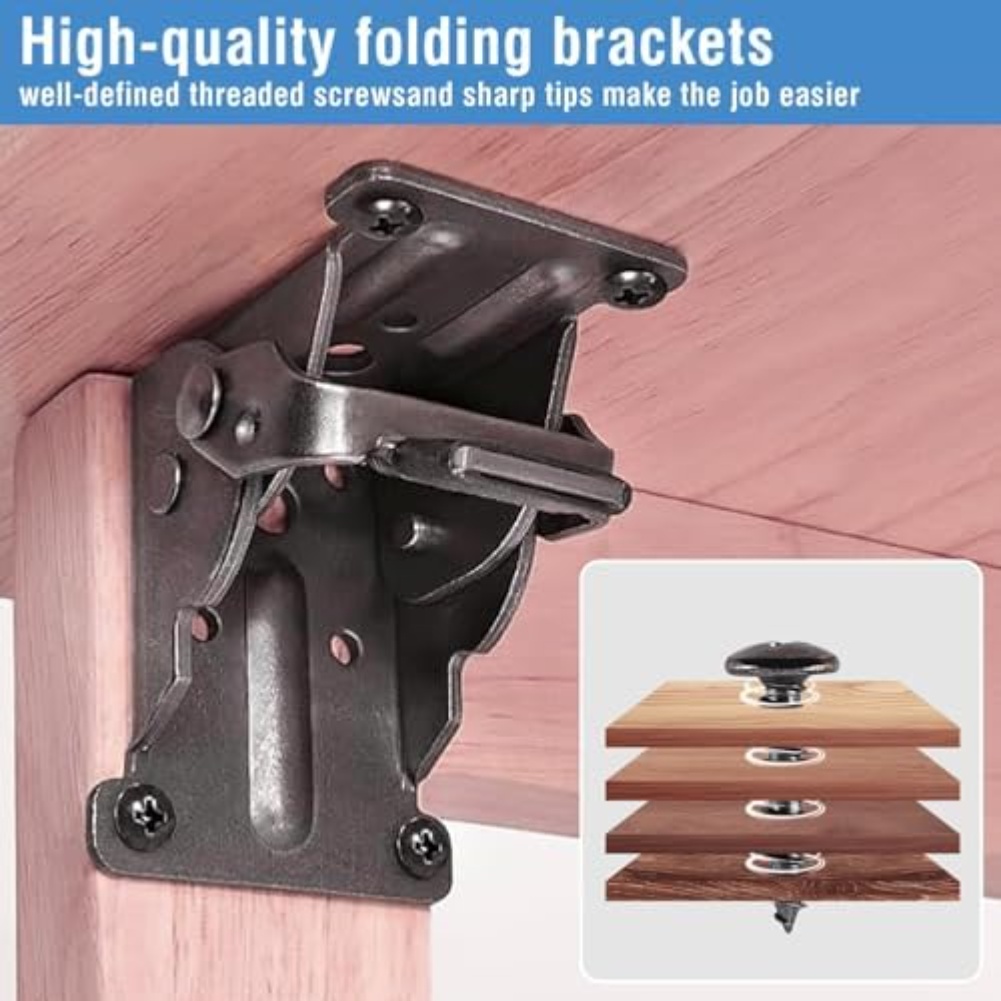 4 szt. Wytrzymałe składane wsp – Furniture Hardware For Legs recenzja i cena