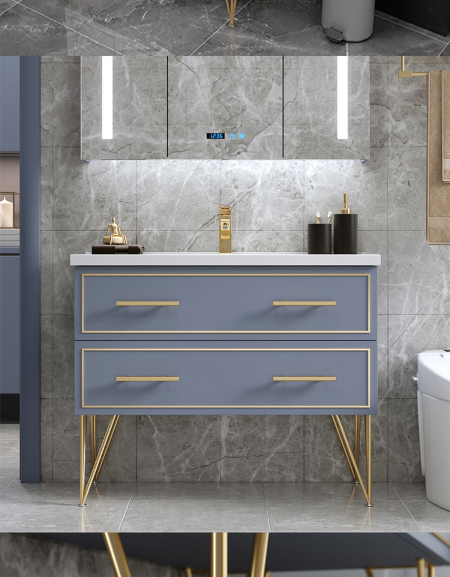 1 szt. Nóżki do stołu ze złote – Furniture Hardware For Legs recenzja i cena
