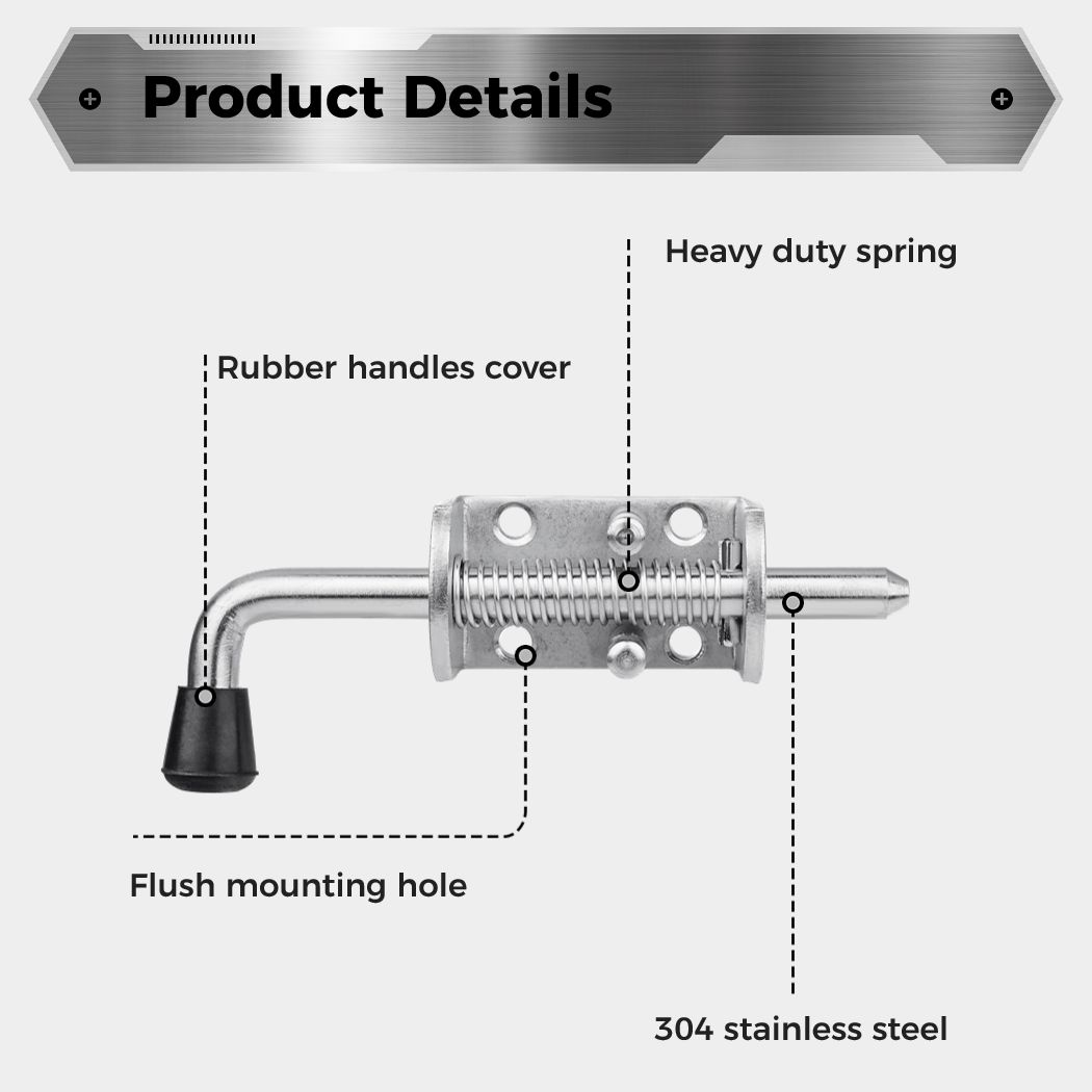 2 szt. Zatrzask sprężynowy ze  – Barrel Bolt Slide recenzja i cena